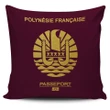 French Polynesia Pillow Cover - Passport Version - Bn04