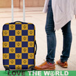 Barbados Flag Luggage Cover K5 | Love The World