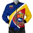 Venezuela Bomber Jacket, Venezuela Coat Of Arms Pattern A10
