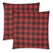 Buffalo Plaid Pillow Cases Red Black A10
