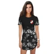 Lebanon T-Shirt Dress Special Hibiscus A7