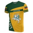 (Lietuva) Lithuania Coat Off Arms Sport T-shirt Premium Style J7 Merchize