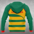 Lithuania Flag Curve All Over Hoodie - Bn01