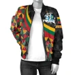 Lithuania Women's Bomber Jacket - Lithuania Coat Of Arms with Flag Color - BN18