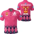 Nurse Scotland Special Pink Polo Shirt 2020/21 - Scottish Family Crest A7