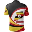 Uganda Polo Shirt, Uganda Strong Flag A10