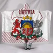 Latvia Hooded Blanket K5
