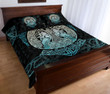 Viking Quilt Bed Set Yggdrasil and Ravens A7