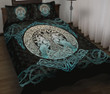Viking Quilt Bed Set Yggdrasil and Ravens A7