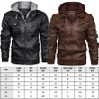 Jones (of Abermarlais, Carmarthenshire) Wales Zipper Leather Jacket - Welsh Family Crest A7