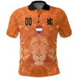 (Custom) Netherlands Lion Polo Shirt Euro Soccer A27