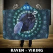 Viking Hooded Blanket - Raven Viking A7