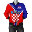 Croatia Women's Bomber Jacket - Crotian Pride