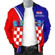 Croatia Men's Bomber Jacket - Crotian Pride