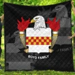 Boyd USA Quilt - American Family Crest | 1500 Crests | Fast Shipping | Shipping Worldwide