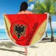 Albania Beach Blanket Circle Stripes Flag Version K13