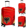 Albania Luggage Covers Circle Stripes Flag Version