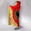 Albania Hooded Blanket Circle Stripes Flag Version K13