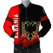 Albania Coat Of Arms Men Bomber Jacket  Quarter Style J71