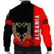 Albania Coat Of Arms Men Bomber Jacket  Quarter Style J71