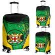 Jamaica Lion Luggage Covers Circle Stripes Flag Version | 1sttheworld