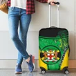Jamaica Lion Luggage Covers Circle Stripes Flag Version 1 | 1sttheworld