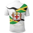 Jamaica Waving Flag Polo Shirt K5