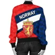 Norway Women Bomber Jacket Sporty Style K8