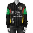 Saint Kitts and Nevis Women's Bomber Jacket Exclusive Edition K4