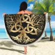 Celtic Wicca Beach Blanket - Celtic tree of life wicca Beach Blanket - BN21