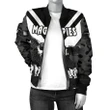 Western Suburbs Magpies Women's Bomber Jacket Anzac Vibes - Black A7
