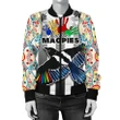 (Custom Personalised) Magpies Naidoc Week Women's Women's Bomber Jacket Collingwood Modern Style A7