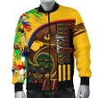 (Custom Personalised) Pride Hawks Men's Bomber Jacket Hawthorn Naidoc Week Aboriginal Version Special A7