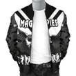 Western Suburbs Magpies Men's Bomber Jacket Anzac Vibes - Black A7