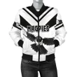 Western Suburbs Magpies Women's Bomber Jacket Original Style - White A7