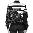 Western Suburbs Magpies Women's Bomber Jacket Simple Indigenous A7