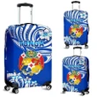 Mate Ma'a Tonga Rugby Luggage Covers Polynesian Unique Vibes Blue A7