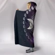 Celtic Wicca Hooded Blanket - Moon Phases Wicca with Pentagram - BN21
