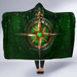 Ireland Hooded Blankets - Celtic Irish Compass & Shamrock - BN22
