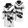 Western Suburbs Magpies Men's Bath Robe Original Style - White A7