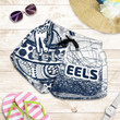 Eels Rugby All Over Print Women's Shorts Line Art Special Version A7