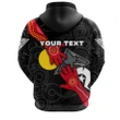 (Custom Personalised) Bombers Naidoc Week Zip Hoodie Essendon Aboriginal A7