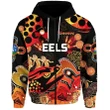 (Custom Personalised) Parramatta Zip Hoodie Eels Indigenous Naidoc Heal Country! Heal Our Nation - Black, Custom Text And Number