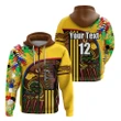 (Custom Personalised) Pride Hawks Zip Hoodie Hawthorn Naidoc Week Aboriginal Version Special A7