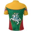 Lithuania - Lietuva Polo Shirt Circle Stripes Flag Proud Version K13