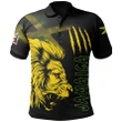 Jamaica Polo Shirt Lion Coat Of Arms