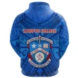 (Custom Personalised) Kolisi Apifoou College Zip Hoodie Tonga - Full Blue A7