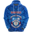 (Custom Personalised) Kolisi Apifoou College Zip Hoodie Tonga - Full Blue A7