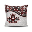 Canada Day Pillow Case - Haida Maple Leaf Style Tattoo White