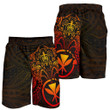 Polynesian Hawaii Shorts (Men) - Red Turtle Manta Ray - BN18